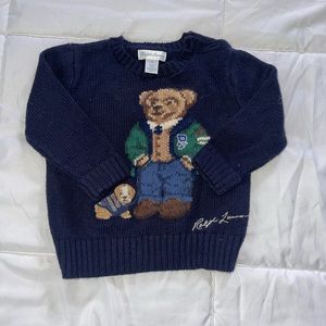 Ralph Lauren Boys Polo Bear Sweater